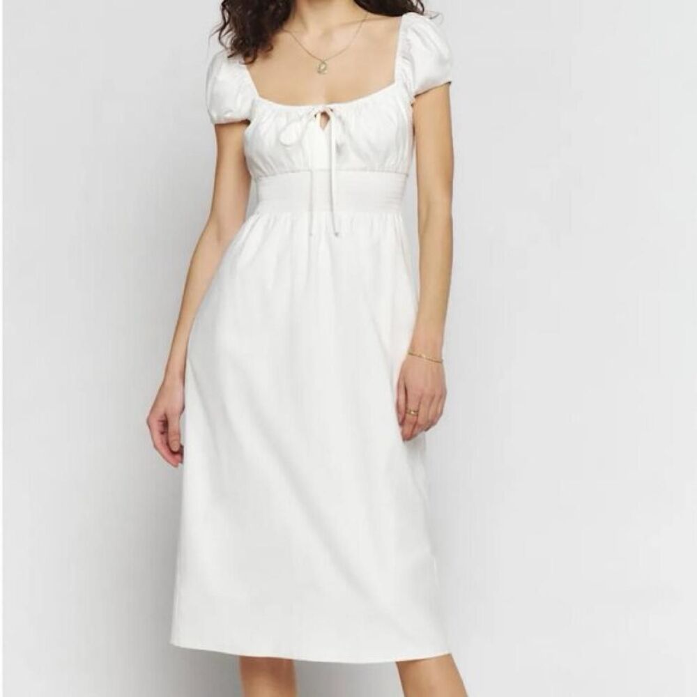 Reformation Women's White Dress